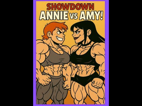 Female Muscle Comic: SHOWDOWN! AMY VS ANNIE!