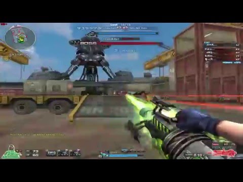 CrossFire VN - M1216 Gold Skull Gameplay in Defense Mode (no VIP)