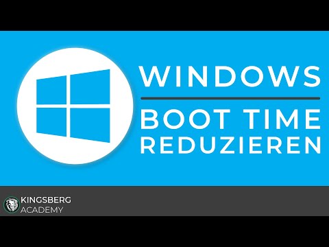 Microsoft Windows 10 - Boot Time Zeit zum PC hochfahren verringern / reduzieren Tutorial