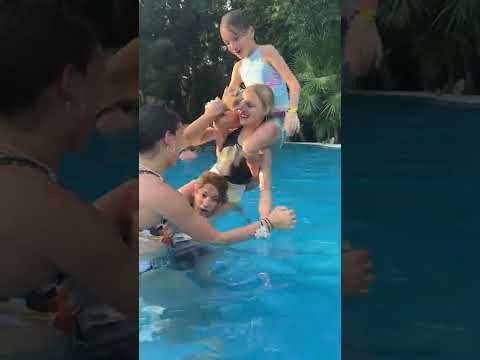 Pool Fun With The Ninja Kidz! #shorts #fail