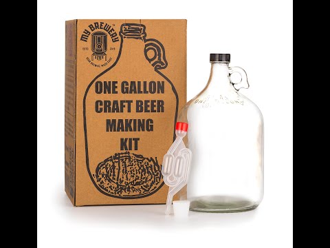 One Gallon Demijohn Glass Fermenter kit by MyBrewery - UNBOXING