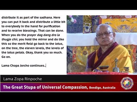20180405 0930 LZR GSUC Bendigo - Lama Chopa Jorcho. Advice on Rejoicing. Without merits no happiness
