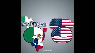 MEXICO vs USA (Texas) 😱 #countryballs