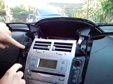 comment demonter autoradio toyota yaris