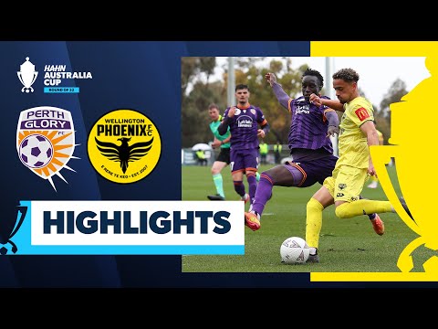 Perth Glory v Wellington Phoenix | Highlights | Hahn Australia Cup 2025 Round of 32
