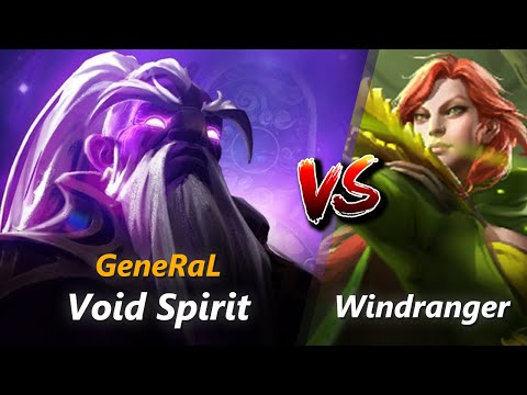 GeneRaL mid Void Spirit vs Windranger | First 10 minutes