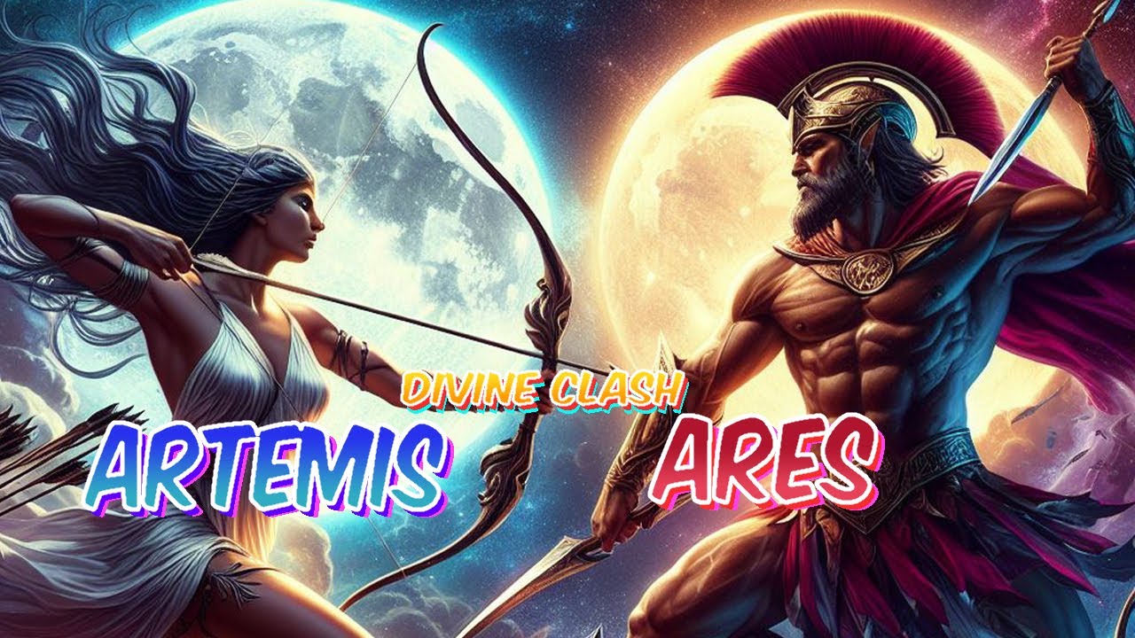Mount Olympus: Artemis vs. Ares | Divine Clash for the Forest! #mythology #artemis #ares #zeus