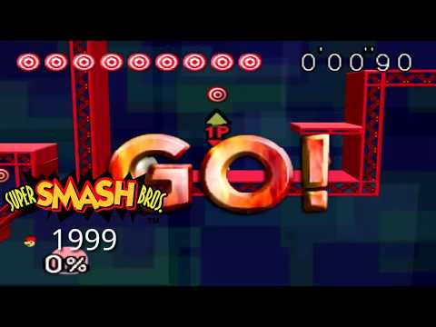 Evolution Bonus Stage In Super Smash Bros 1999-2018 (Switch Wii U Wii GCN N64)