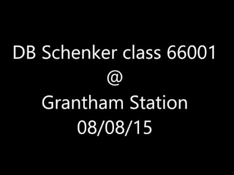 DB Schenker - 66001 @ Grantham Station 08/08/15