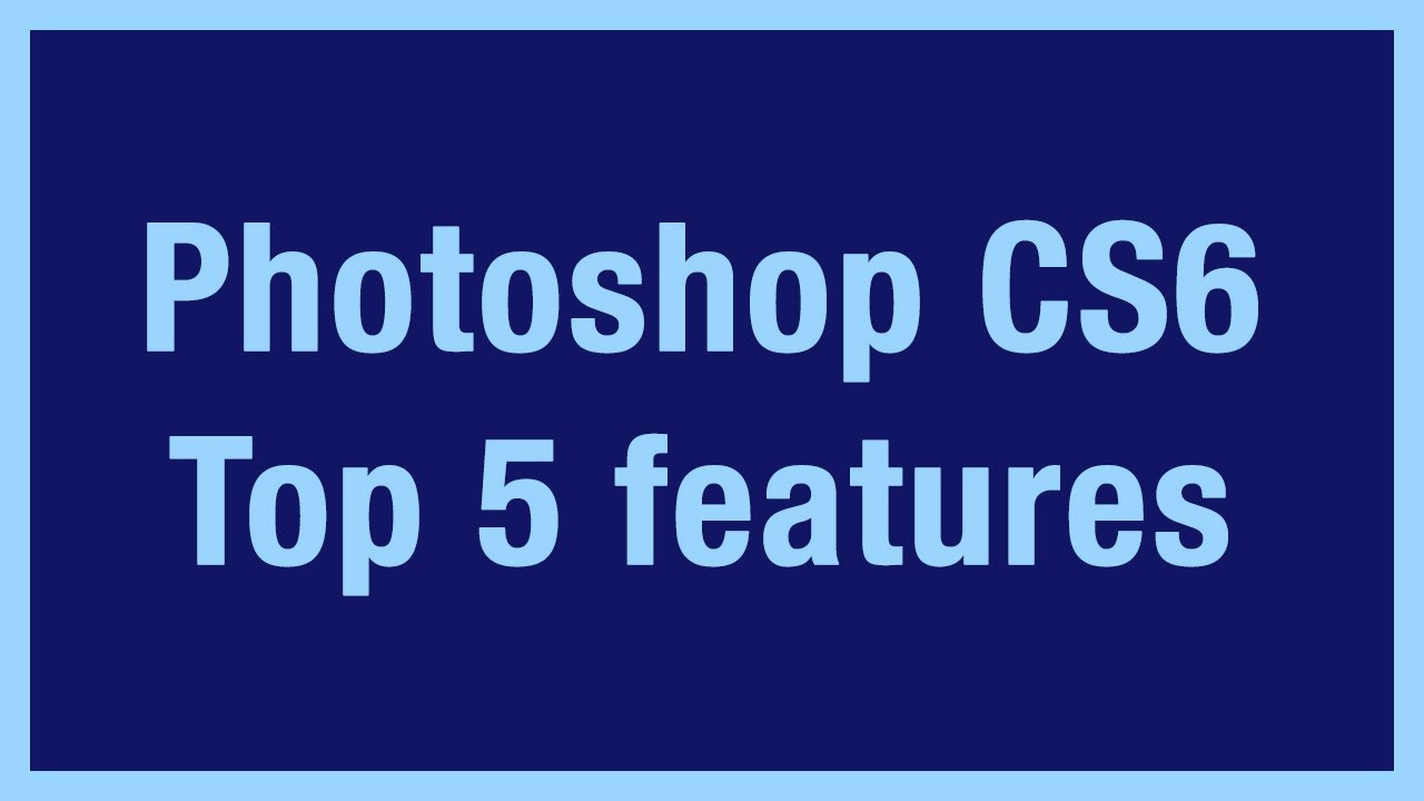Julieanne's Top 6 Photoshop CS6 Features - video 4