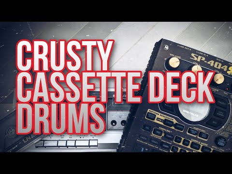 Getting Gritty Saturated Drum Samples Out of an Old Tape Deck - Free Samples at the End