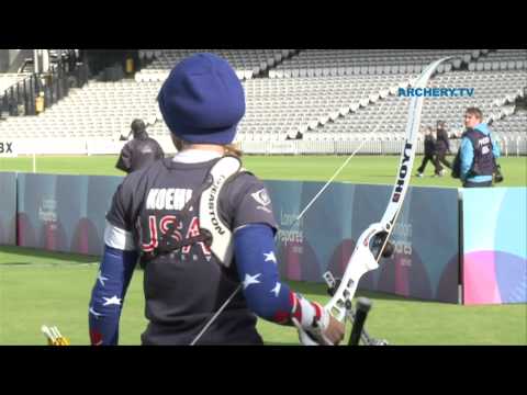 Valentine de Giuli v Heather Koehl – recurve women’s 1st round | London 2012 Olympic Test Event