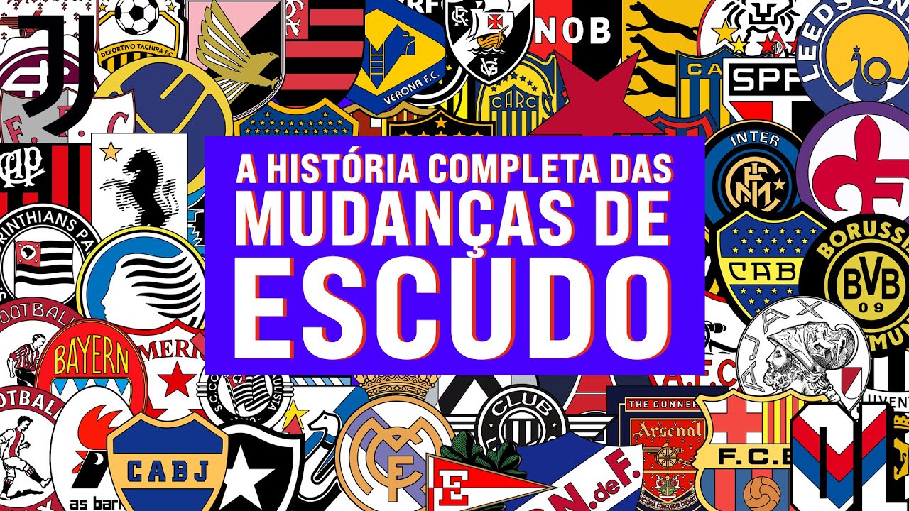 A HISTÓRIA DAS MUDANÇAS DE ESCUDO NO FUTEBOL