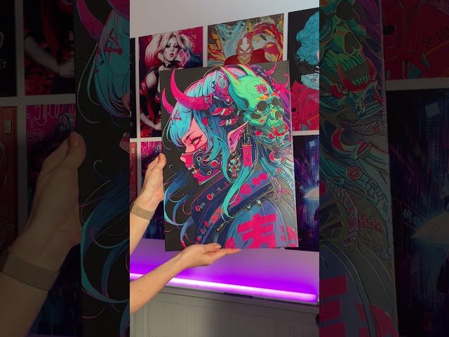 Vídeo relacionado con Displate - Póster metálico - Imán Mounted - Stranger Things Series - Alphabet Wall Key Art