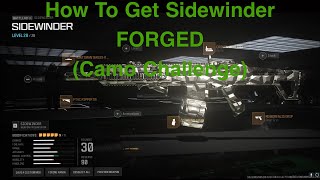 MW3 - How to get the Sidewinder to Forged (Camo Challenge) #mw3 #modernwarfare3