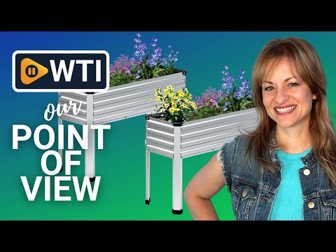 MGNO Galvanized Raised Garden Bed Outdoor with Legs - WTI product video review