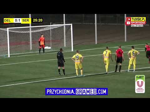 tv.nsk.pl [rzut karny] KS Delta Warszawa - KS Sokół Serock 1:2 (0:2) 2022-10-04 g. 20:00 1/8 PP MZPN