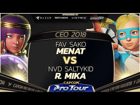 FAV Sako (Menat) vs NVD SaltyKid (R. Mika) - CEO 2018 - Pools - CPT 2018