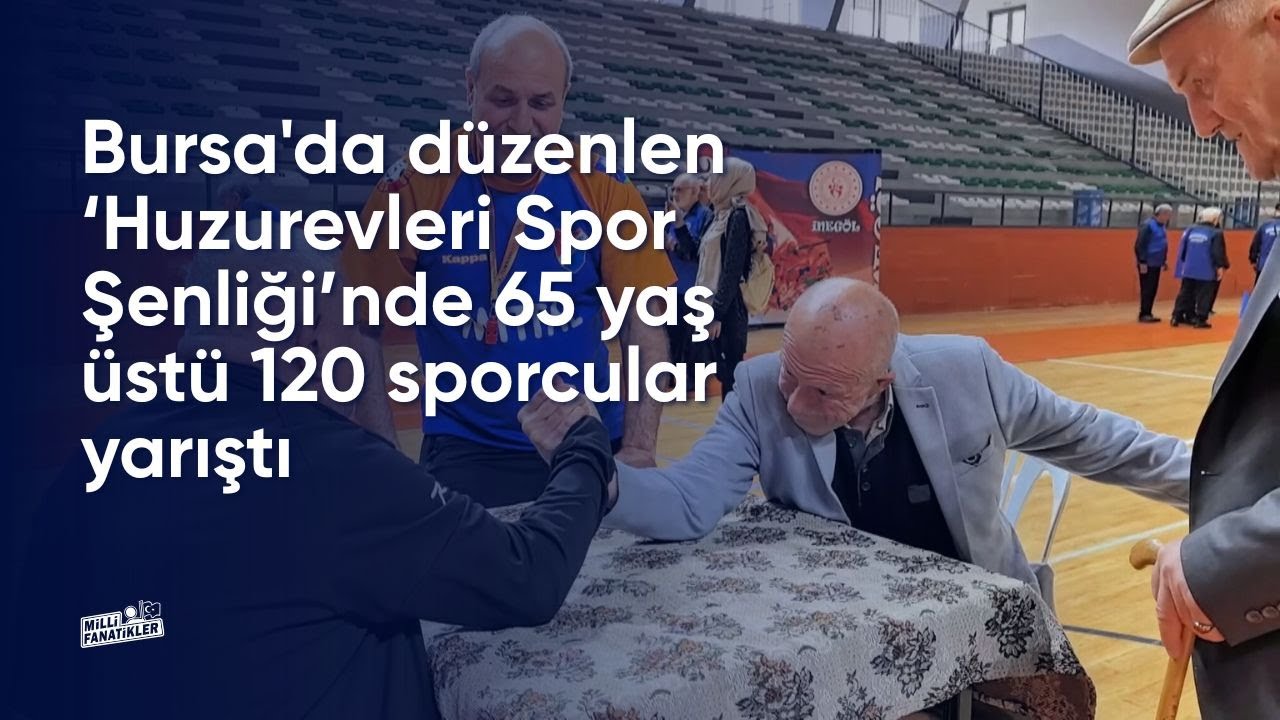 Huzurevleri Spor Şenliği’nde 65’ten 90’a Büyük Rekabet