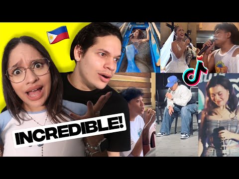 Filipinos are built DIFFERENT🤯 | Latinos react to Viral Filipino Singing TikToks
