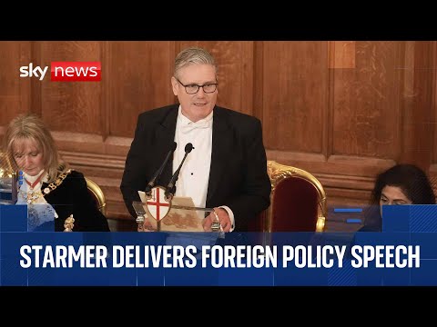 Starmer delivers keynote foreign policy speech | Watch in full