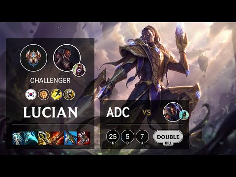 Lucian ADC vs Draven - KR Challenger Patch 11.22