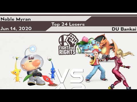 [Smash Ultimate] Fight For Rights (Top 24 Losers) - Noble  Myran vs DU  Bankai