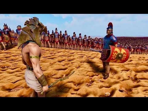 Roman Legion vs 450,000 Egyptian Warriors & Archers in | Ultimate Epic Battle Simulator 2 | UEBS2