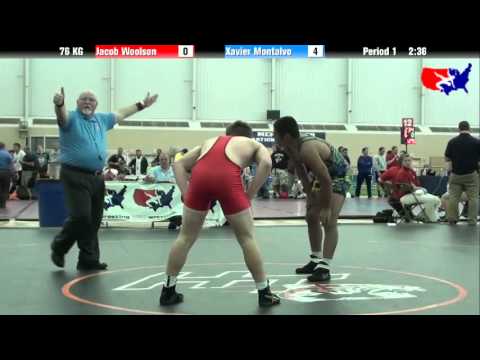 Jacob Woolson vs. Xavier Montalvo at 2013 FILA Cadet Nationals - FS