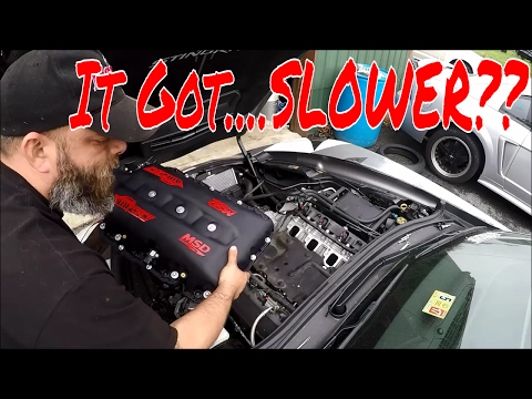 C7 Corvette+MSD Intake=MO POWA!!!!