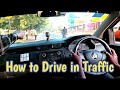 Driving In Traffic HOW To U Drive Alone CarDriving Tutorial