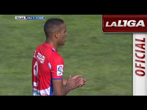 Gol de Youssef El Arabi (1-1) en el Granada CF - Real Valladolid - HD