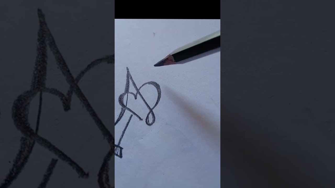 cómo Acer la letra bonita #ideas #dibujos #shortvideo #bonitos #corazon