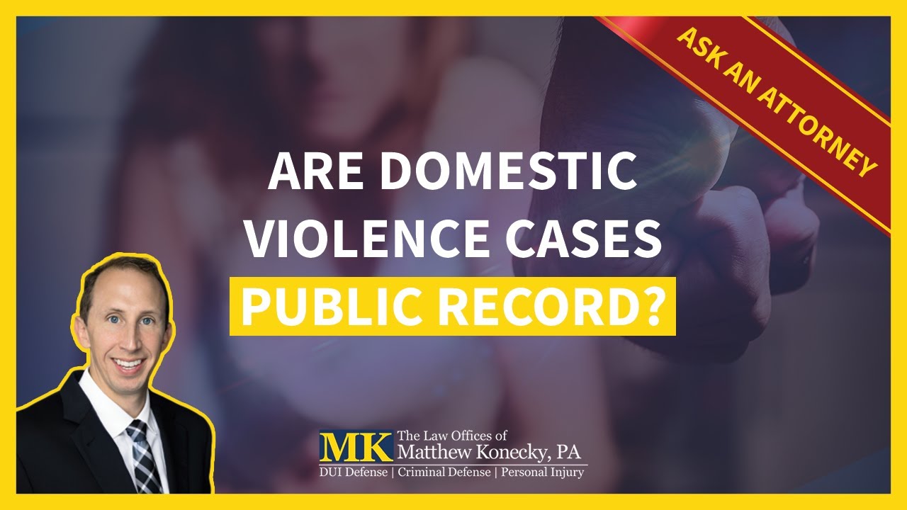Are Domestic Violence Cases Public Record in Florida?