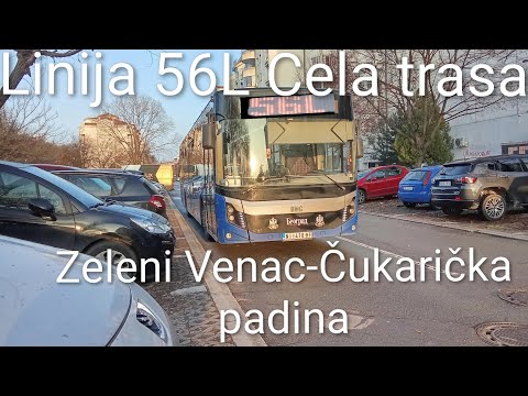Linija 56L:Zeleni Venac-Čukarička padina (Ukinuta Cela trasa)