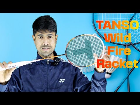 TANSO Wild Fire Badminton Racket Review | 77g | 35lbs | Worth ₹1800? 🏸💥