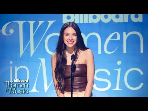 Olivia Rodrigo Presents the Visionary Award to Lana Del Rey At the Billboard Women In Music Awards