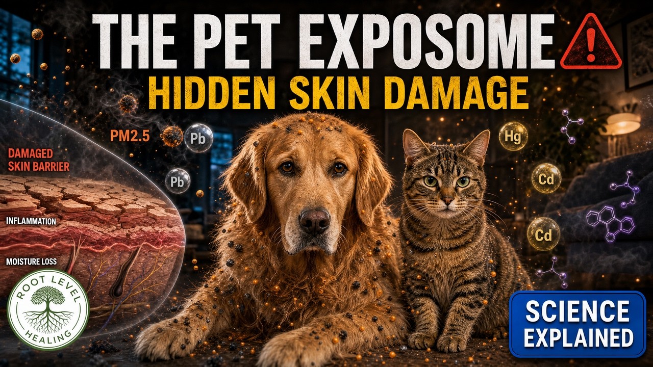 The Pet Exposome: How Environmental Pollutants & Heavy Metals Damage Your Pet's Skin Video