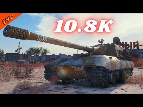 Jagdpanzer E 100 - 10.8K Damage & Jagdpanzer E 100 - 12K Damage World of Tanks