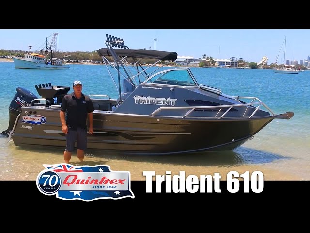Boat Reviews on the Broadwater - Quintrex Trident 610