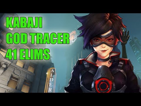 KABAJI GOD TRACER GAMEPLAY 41 ELIMS -TOP 500 OVERWATCH SEASON 25