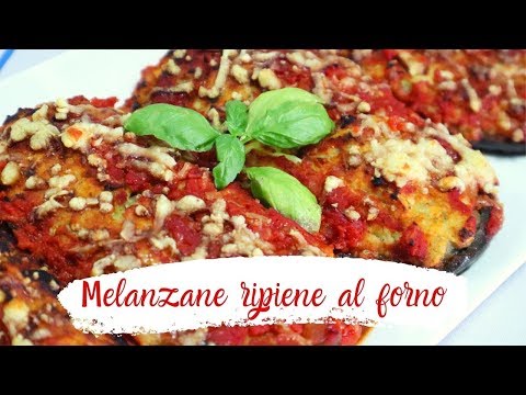 Melanzane ripiene alla calabrese AL FORNO BUONISSIME!