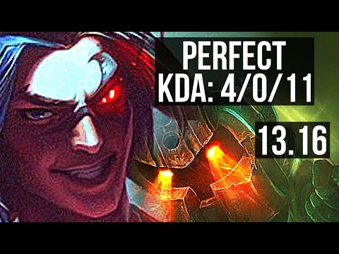 KAYN vs NAUTILUS (JNG) | 4/0/11, 3.0M mastery, 1100+ games | KR Diamond | 13.16