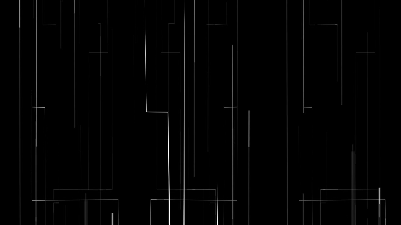 Digital White Lines Moving | 4K Relaxing Screensaver