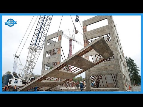 Incredible Modern House Construction Technologies. Building Wooden House In Only 3 Days