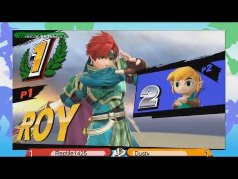 Smash 4 @ CU #10: Reptile1425 (Megaman, Roy) vs. Dusty (Toon Link) Winner's Quarters