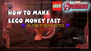 How to Make Money Fast in Lego Marvel Avengers - 1080P HD