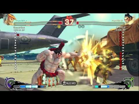 GamerBee [Adon] vs CTYPEJP [Honda] SSF4 Japanese Online Ranked Matches - TRUE-HD`