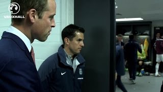 Prince William visits England dressing room | Inside Access