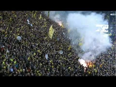 Meister 2012 Borussia Dortmund - Gladbach Meistertore 1-0 BVB 香川真司 ゴール